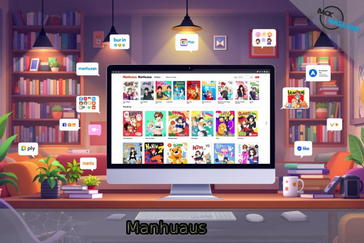 Manhuaus homepage showcasing popular manga titles and user-friendly interface for easy navigation and reading.