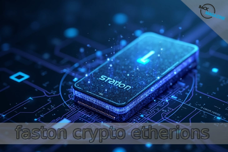 Faston crypto etherions logo showcasing fast, secure blockchain transactions powered by innovative PoSA consensus mechanism.